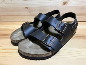 美品! Birkenstock ビルケンシュトック ミラノ 44 us11 28.5cm ブラウン レザー