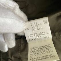 極美品/バーバリーブラックレーベル BURBERRY BLACK LABEL ブルゾン ナイロンジャケット ジップアップ ノバチェック総柄 緑 高級感 メンズ_画像8