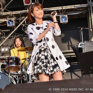 森高千里　L判　写真　RISING SUN ROCK FES 2014