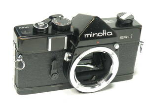 ミノルタnewSR-1　ブラック(黒)　動作品　希少／minolta newSR-1 BLACK