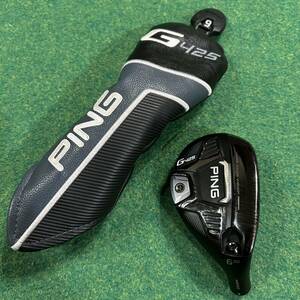 PING G425 6U 30° ヘッドのみ 純正ヘッドカバー付 ハイブリッド ユーティリティ U6 6H ピン