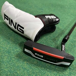 超美品 PING 2021 ANSER2 パター 34インチ PP58グリップ ライ角標準 右利き用 ヘッドカバー付 ピン アンサー2