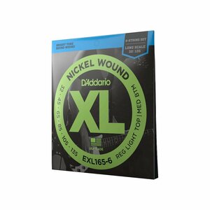 【エレキベース弦】 ダダリオ D'Addario EXL165-6 6-String Long 32-135 XL NICKEL 正規品