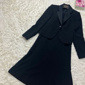 TOKYOSOIR 東京ソワール　ブラックフォーマル　スーツ　セットアップ