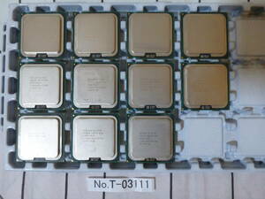 T-03111 / INTEL / CPU / Core2 QUAD Q9400・Q9450 / LGA775 / 全11個セット / BIOS起動確認済み / ゆうパケット発送 / ジャンク扱い
