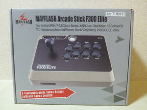 T-03151 / MAYFLASH / Arcade Stick F300 Elite / アーケードコントローラー / 簡易動作確認 / ゆうパック発送 / 80サイズ / ジャンク扱い