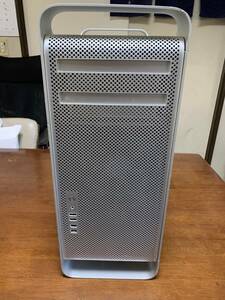 【中古】Apple Mac Pro A1186/El Capitan/E5462 2.8Gx2/20G/500G/ DVDマルチx2/KB MS付属/動作確認済/デスクトップパソコン 