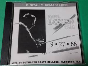 F 【輸入盤】 KARL BOXER TRIO / LIVE AT PLYMOUTH STATE COLLEGE, PLYMOUTH, N.H. 中古 送料4枚まで185円