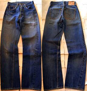 V871/LEVIS501ビッグE Aタイプ ヴィンテージ 色落ち抜群 アタリビッシリ！