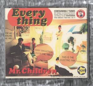 ∇ ミスターチルドレン Mr.Children 7曲入 1992年 CD/エヴリシング EVERYTHING/君がいた夏 収録/小林武史 桜井和寿 Bank Band