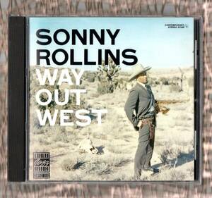 ∇ 美品 ソニー ロリンズ SONNY ROLLINS 9曲入 輸入盤 CD/ウェイ アウト ウエスト Way Out West/レイ ブラウン シェリー マン