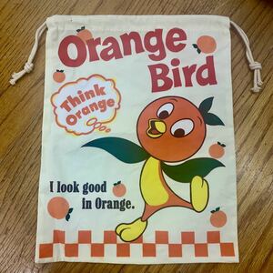 ORANGE BIRD オレンジバード　シューズケース お弁当袋 マルチポーチ マルチ巾着 アメリカ雑貨 新入学 スクールバッグ 企業