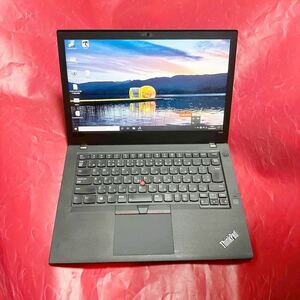 難あり 八世代Core i5-8350U,メモリ8GB搭載！Lenovo ThinkPad T480 SSD256GB/14インチFHD(1920x1080) Webカメラ SK2403-06