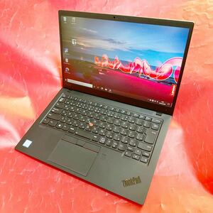 メモリ16GB搭載！ Lenovo Thinkpad X1 Carbon Gen7 Core i5-8265U SSD512GB 14インチ高解像度FHD(1920x1080) Webカメラ 無線LAN SK2403-38