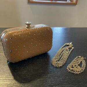 [ new goods 3way party bag ] Italy chain bag pouch 