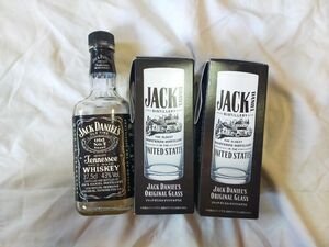 ジャックダニエル JACKDANIEL グラス タンブラー コップ ウイスキー ビアグラス 空瓶 コレクション 非売品 レア 廃盤