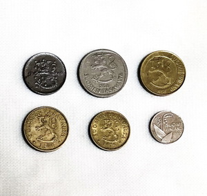 フィンランド 古い 硬貨 6枚 ◆ce-17