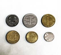 フィンランド 古い 硬貨 6枚 ◆ce-17_画像2