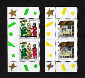 ★ドイツ クリスマス 24枚 未使用(MNH) （ヒンジ跡なし） ★ac19-103