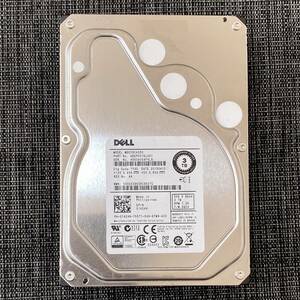 【動作品】DELL 3TB 7.2K 3.5 SAS 3TB（3000GB）×1 計3TB ハードディスク HDD