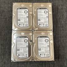 4台【動作品】DELL 3.5 SAS 6TB（6000GB）×4 計24TB 12 Gb/s 7.2K 7200RPM ハードディスク 3.5インチ HDD_画像1