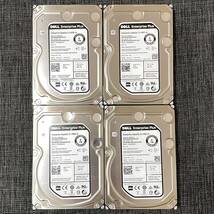 4台【動作品♪】DELL 3.5 SAS 6TB（6000GB）×4 計24TB 12 Gb/s 7.2K 7200RPM ハードディスク 3.5インチ HDD セット_画像1