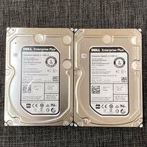 2台【動作品♪】DELL 3.5 SAS 6TB（6000GB）×2 計12TB 12 Gb/s 7.2K 7200RPM ハードディスク 3.5インチ HDD セット_画像1