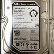 2台【動作品】DELL 3.5 SAS 6TB（6000GB）×2 計12TB 12 Gb/s 7.2K 7200RPM ハードディスク 3.5インチ HDD セット_画像2