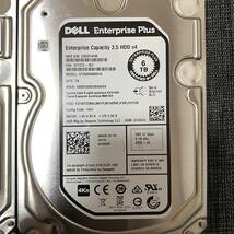 2台【動作品】DELL 3.5 SAS 6TB（6000GB）×2 計12TB 12 Gb/s 7.2K 7200RPM ハードディスク 3.5インチ HDD_画像2