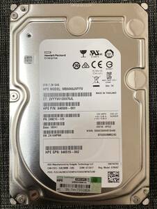 【動作品】HP 3.5 SAS 6TB（6000GB） 7.2K 7200RPM 3.5インチハードディスク HDD 