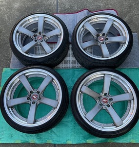 WORK ZEAST ワーク ジースト ST2 20×9.5J +33 20×10J +35 5穴 PCD114.3 245/35/20 中古 手渡しのみ