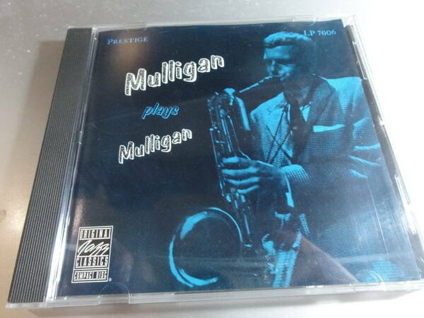 GERRY MULLIGAN 　　ジェリー・マリガン　　 MULLIGAN PLAYS MULLIGAN