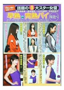 BA404 早熟vs完熟パイ（橋本環奈 上白石萌音 吉瀬美智子 鈴木保奈美）◆切り抜き 切抜き