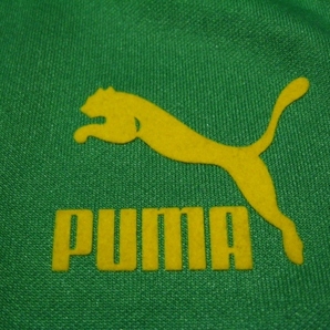 Puma プーマ 緑 黄色 グリーン イエロー US＝M トラックジャケット ジャージ レトロの画像3