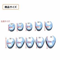 フレアナット 10個 クローフットレンチ 差込3/8 （9.5mm） 10/11/13/14/15/16/17/18/19/22 オープンエンドレンチ セット_画像6