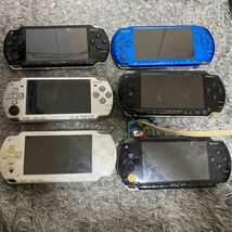 SONY ソニー PSP 6台まとめ 未確認 ジャンク 本体 PSP-3000/2000/1000 プレイステーションポータブル _画像1