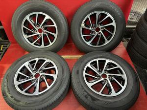 三菱純正 ミツビシ純正 エンケイ製　16インチ　6.5J +38 215/70R16（100H） DUNLOP ENASAVE ECO300+ 2022年　新古品 4本セットデリカなど