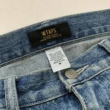 USA製 WTAPS MADE IN USA BAGGIE BASIC WASHED DENIM PANTS ダブルタップス バギー デニム パンツ_画像2