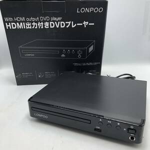 【通電確認済】LONPOO DVDプレーヤー HDMI/AV出力 /Y16050-E1