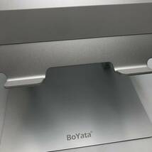 【美品】BoYata ノート パソコン スタンド PCスタンド パソコンスタンド 17インチ以下対応 シルバー /Y16102-J1_画像7