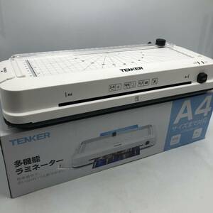 【通電のみ確認済】TENKER ラミネーター 多機能 ラミネート機 ABS機能 オフィス 業務用 家庭用 /Y16275-Q1