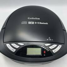 【通電確認済】Gelielim CDプレーヤー ステレオ cd ラジオ スピーカー内蔵 X8 /Y16570-S2_画像3