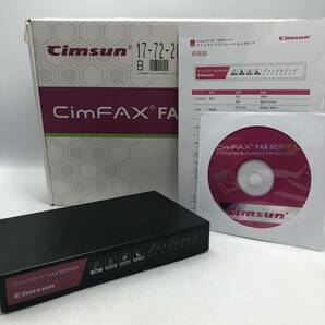 【未検品】Cimsun (R) CimFAX Fax Server A5 CF-C2102 単線版 小型FAXサーバ ファクシミリ /Y16687-R1の画像1