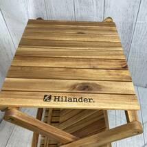 【新品未開封】Hilander(ハイランダー) ウッドラック 3段 専用ケース付き 木製ラック 425 HCTT-001 /Y16712-V3_画像4