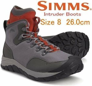 1円　送料無料　シムズ　SIMMS 　メンズ シムズ　イントルーダー　ビブラムソール 8 26.0cm