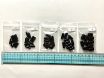 【送料込】保護エンドキャップ５種類Ｆセット 3mm～8mm５サイズ合計50個/ゴムキャップ/パイプキャップ/チューブキャップ/プロテクター②_画像1