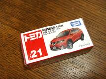 TOMICA トミカ No.21 NISSAN X-TRAIL ニッサン 日産 エクストレイル 1/63 廃盤 未開封 a_画像1