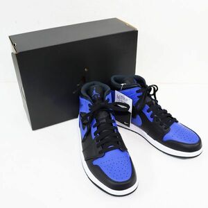 NIKE (ナイキ) AIR JORDAN 1 MID “Hyper Royal” / エアジョーダン1 ミッド ハイパーロイヤル 554724-077 未使用品 27cm / S00669