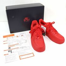 NIKE (ナイキ) AIR FORCE 1 07 LV8 1 “Triple Red” / エアフォース1 07 LV8 1 トリプルレッド CW6999-600 未使用品 27cm / S00688_画像1