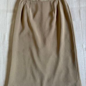 EL MIDAS エルミダ☆タイトスカート ベージュ サイズ12